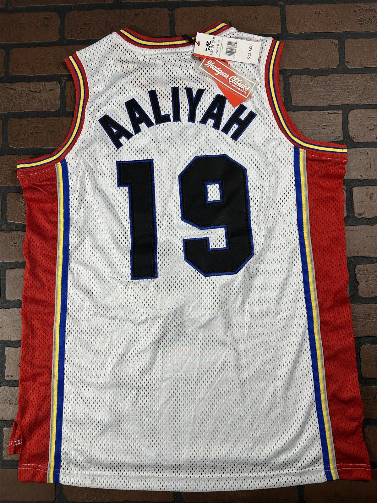 MTV BRICKLAYERS/AALIYAH Headgear Classics Basketball Jersey~New~M L XL 2XL
