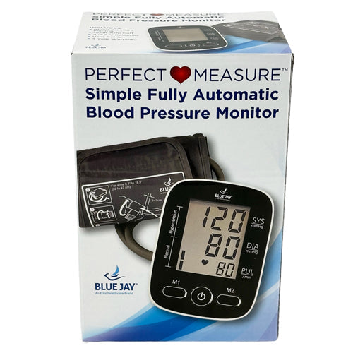 Perfect Measure Automatic Blood Pressure Monitor - Two User Mode, 180 Memories, Universal Cuff
