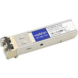 AddOn Allied Telesis AT-SPBD10-13 Compatible TAA Compliant 1000Base-BX SFP Transceiver (SMF, 1310nmTx/1490nmRx, 10km, LC, DOM)