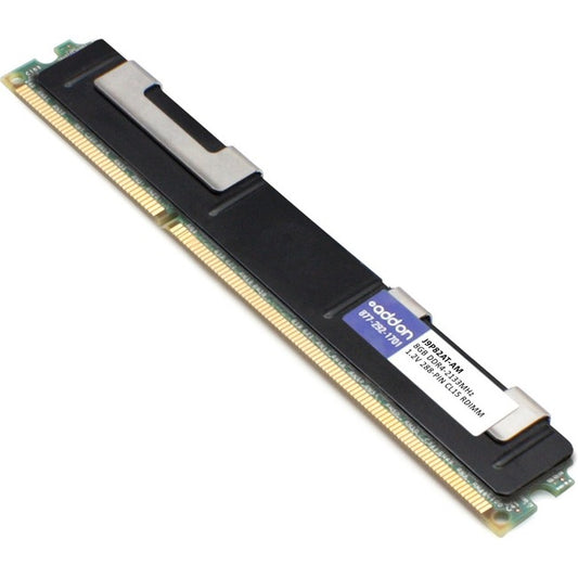 AddOn AM2133D4SR4RLP/8G x1 HP J9P82AT Compatible Factory Original 8GB DDR4-2133MHz Registered ECC Single Rank x4 1.2V 288-pin CL15 RDIMM