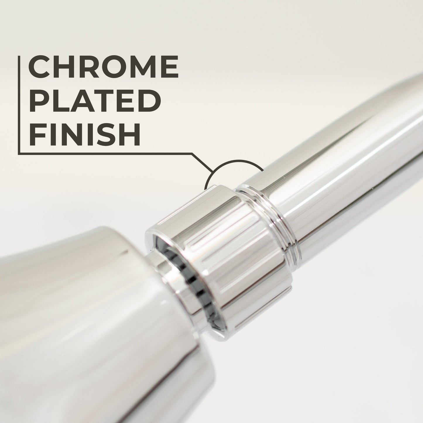 10.5 in. S-Shaped Stainless Steel Shower Head Extension Arm (Chrome Finish)