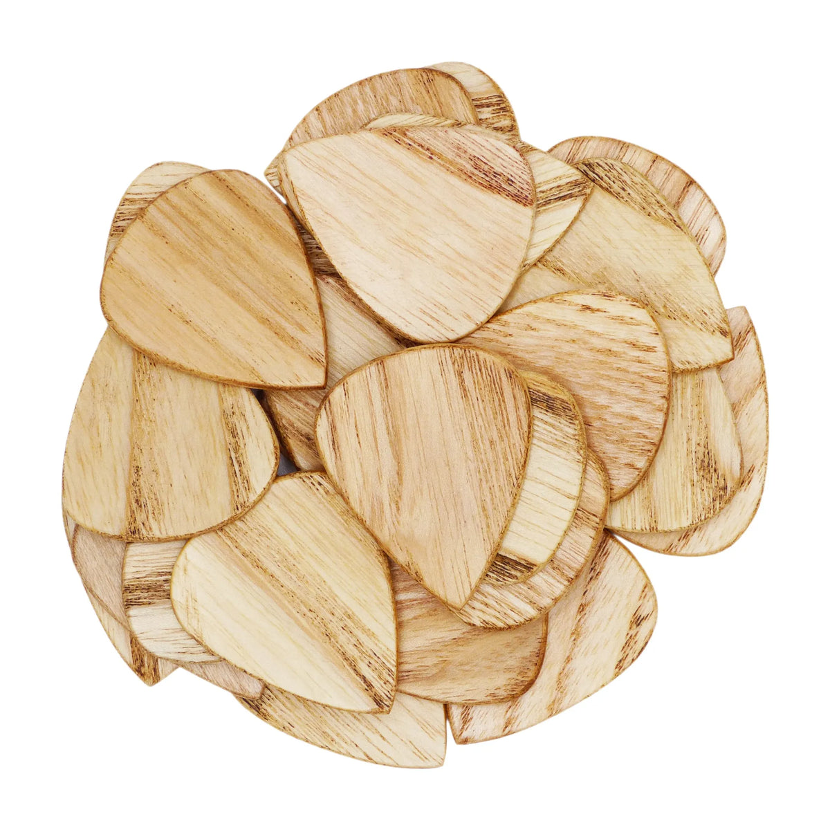 Ash Wood Guitar Or Bass Pick - 1.5 mm Heavy Gauge - 351 Shape - Natural Finish Handmade Specialty Exotic Plectrum - All Products, Music + Instruments, Music + Instruments » Guitars + Accessories, Music + Instruments » Guitars » Picks, Products from Exotic Plectrums, 🎨 Arts + Entertainment, 🎨 Hobbies + Creative Arts - Little Red General Store