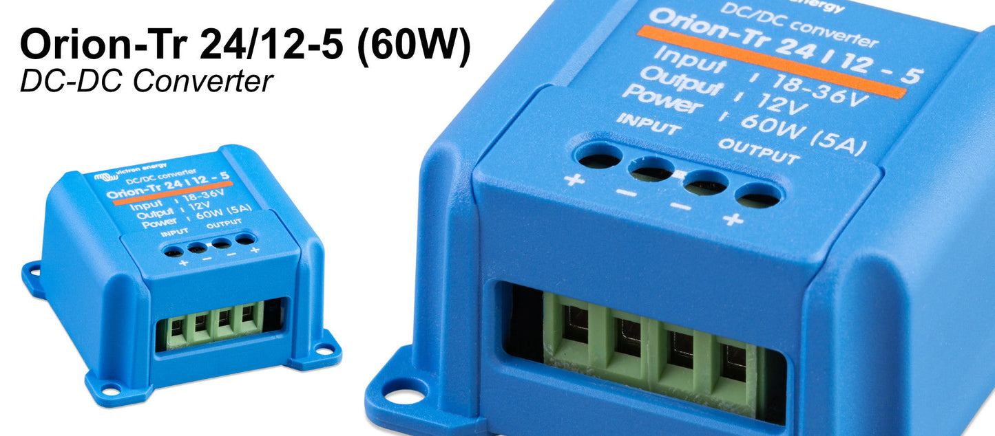DC-DC Transformers: step up/down converters for 12V, 24V & 48V DC
