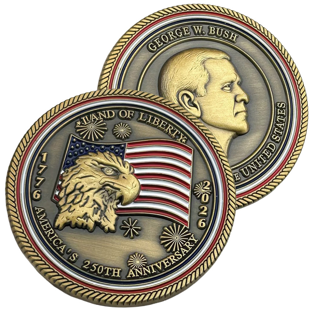 America 250 - George W. Bush Presidential Center Challenge Coin