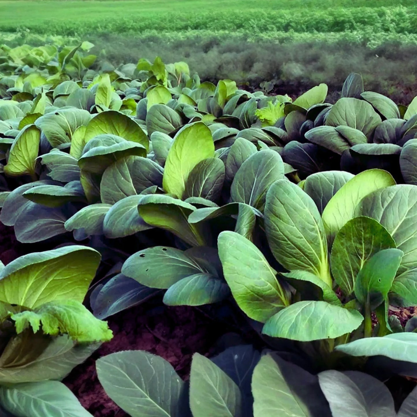 Pak Choi Seeds, Shanghai Variety, Green Stem, Non-GMO, Brassica rapa subsp. chinensis