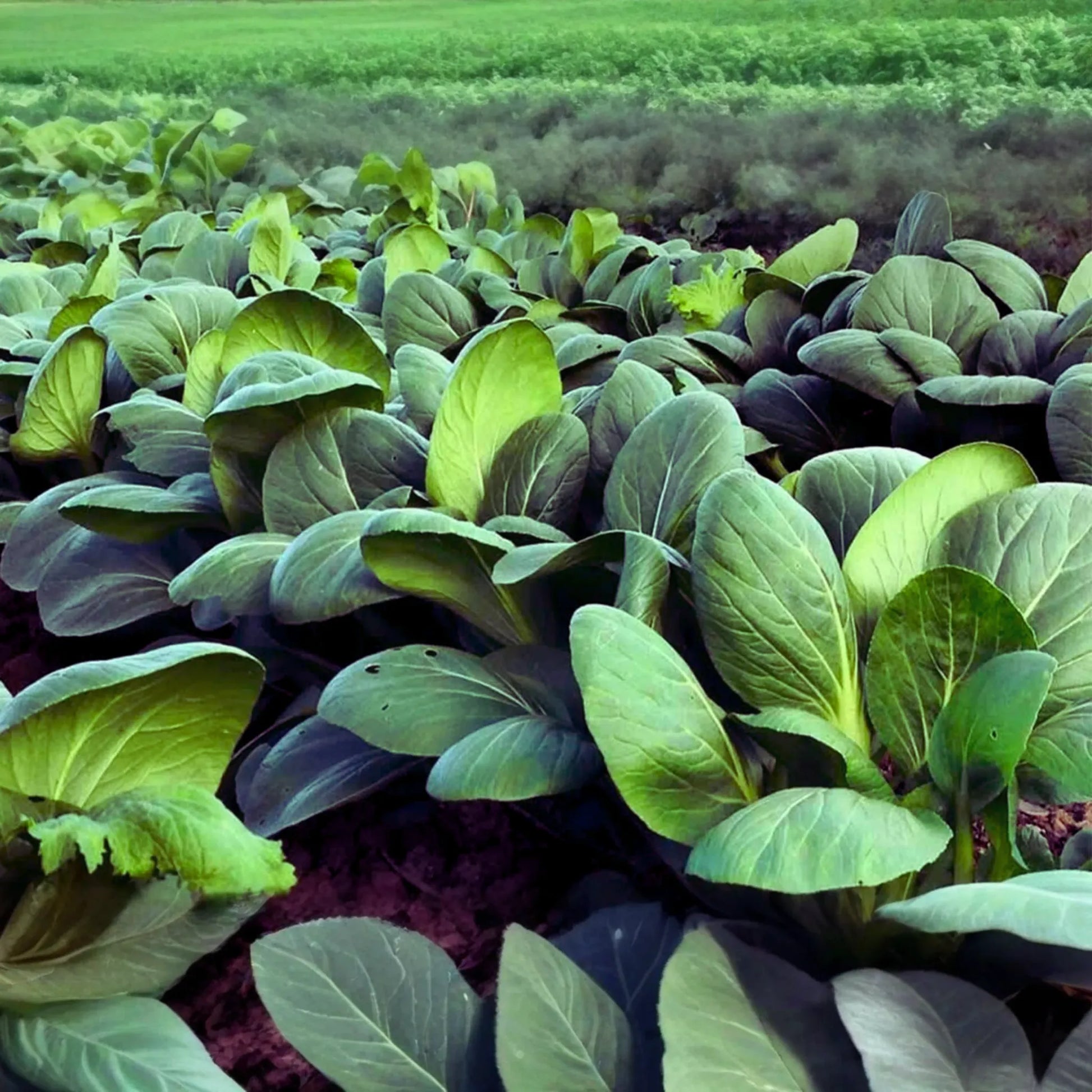 Pak Choi Seeds, Shanghai Variety, Green Stem, Non-GMO, Brassica rapa subsp. chinensis