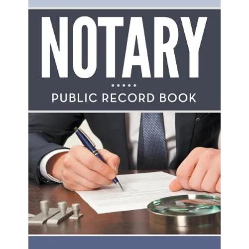 Notary Public Record Book