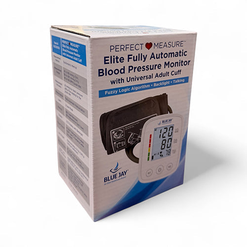 Blue Jay Perfect Measure Elite: Fully Automatic Talking Blood Pressure Monitor