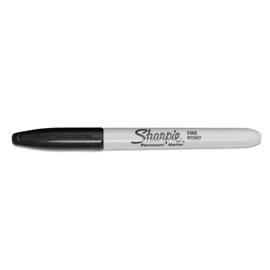 Sharpie Fine Tip Permanent Marker Value Pack, Fine Bullet Tip, Black, 36/Pack