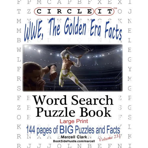 Circle It, WWE, The Golden Era Facts, Word Search, Puzzle Book
