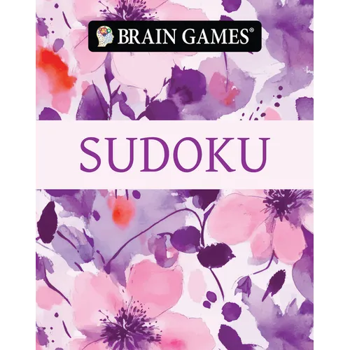 Brain Games - Take-Along - Sudoku (Watercolor Floral Design)
