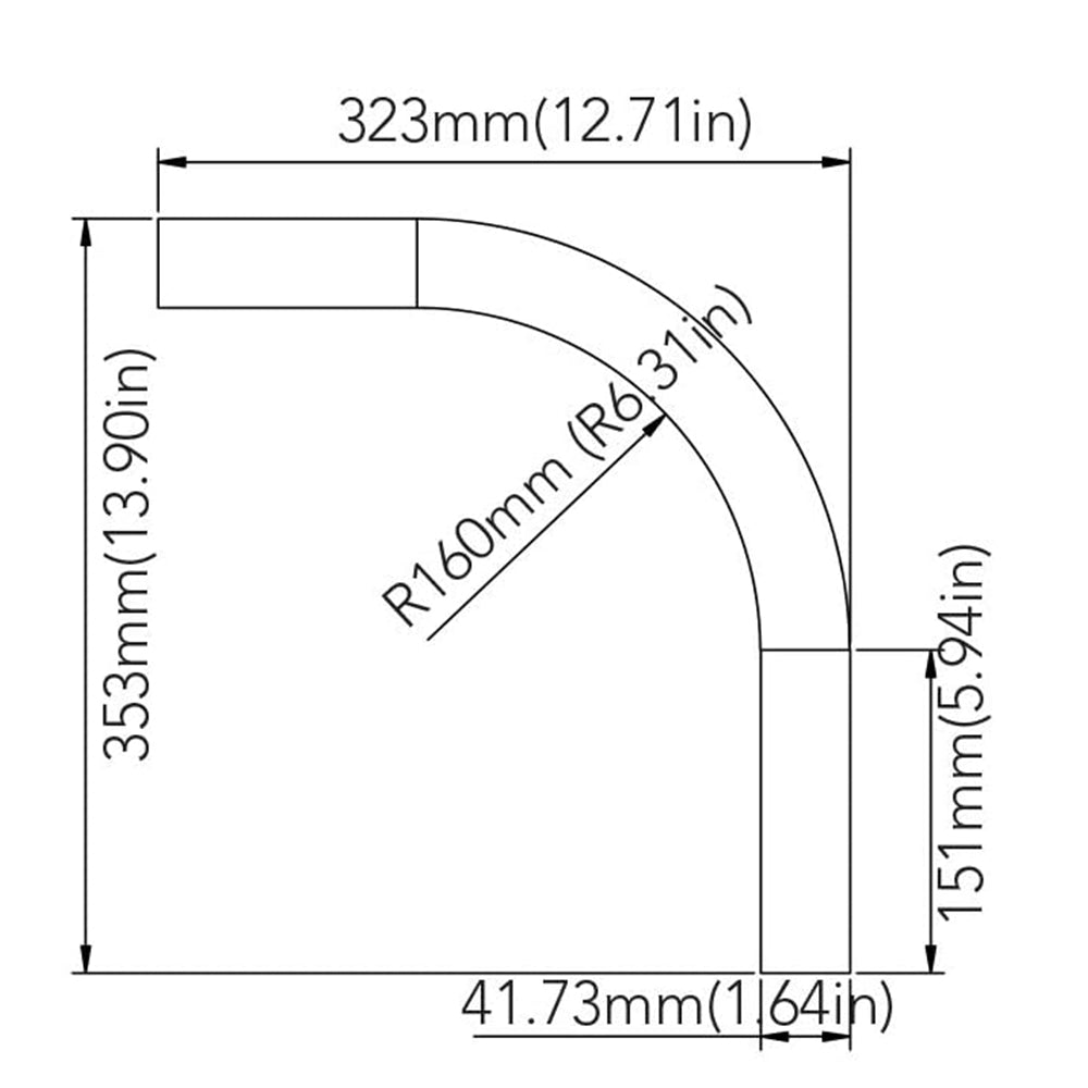 Extension Mounting Arm, Sturdy Mounting Pole Bracket for Dusk to Dawn LED Barn Light, Yard Lights, Iron Housing, Anti-Rust