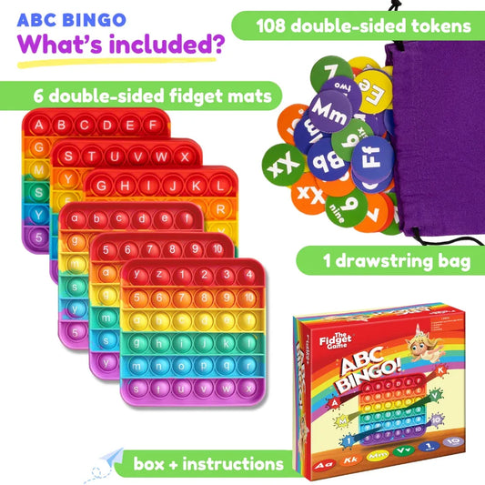 ABC BINGO! - 🆕 New Arrivals, All Products, Products from The Fidget Games, 🧸 Toys + Games - Little Red General Store