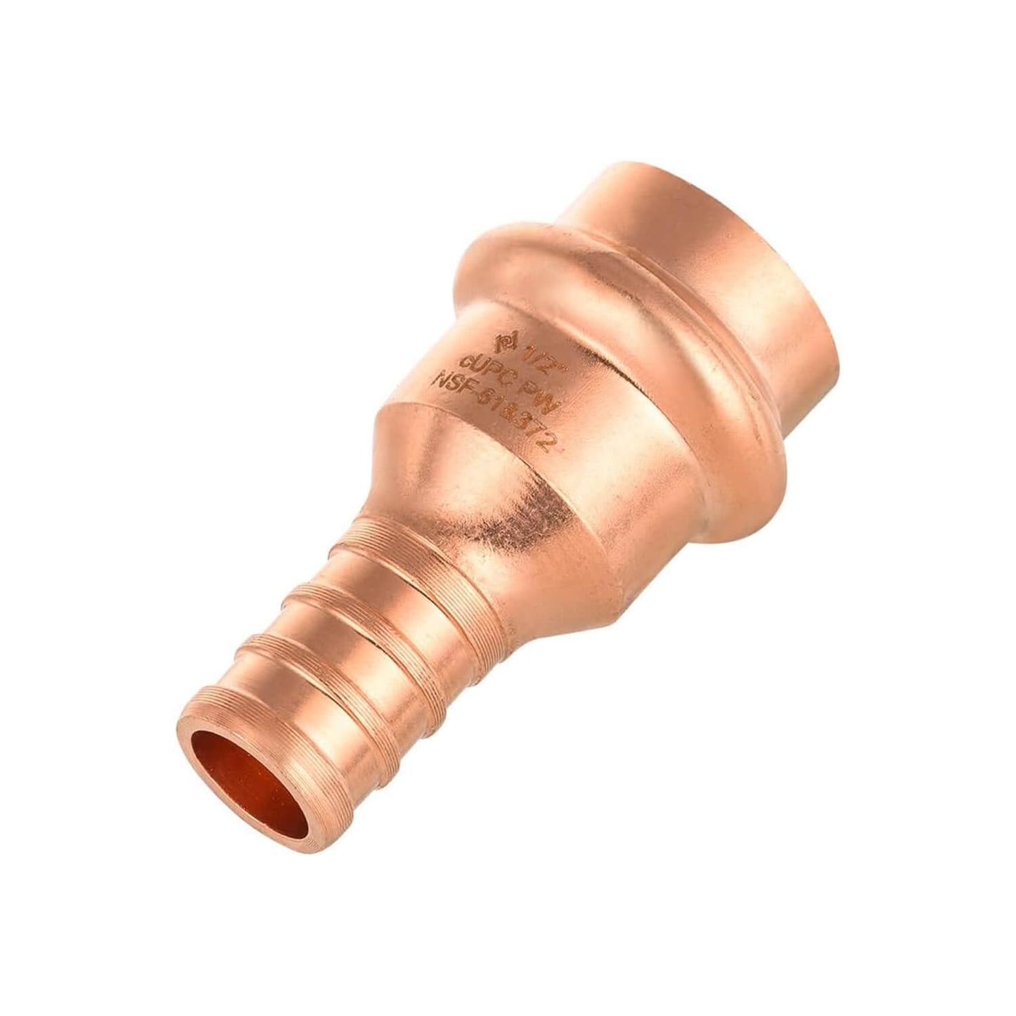 1/2" Press Copper x 1/2" PEX Crimp Adapter (Lead Free)