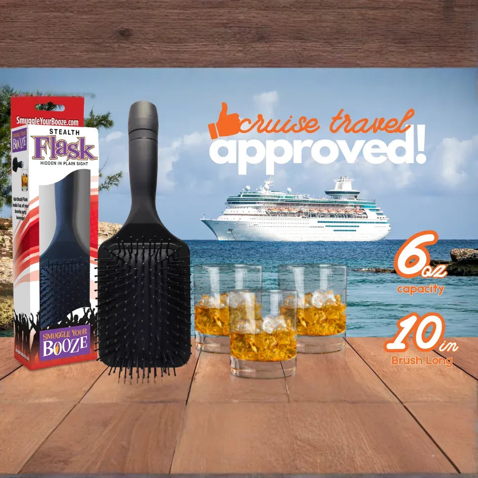 Smuggle Your Booze Brush Flask