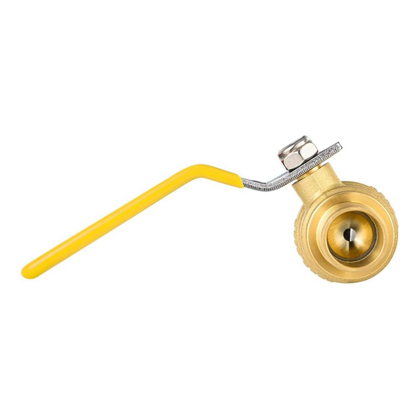 1" PEX Crimp Ball Valve, Yellow (Lead Free)