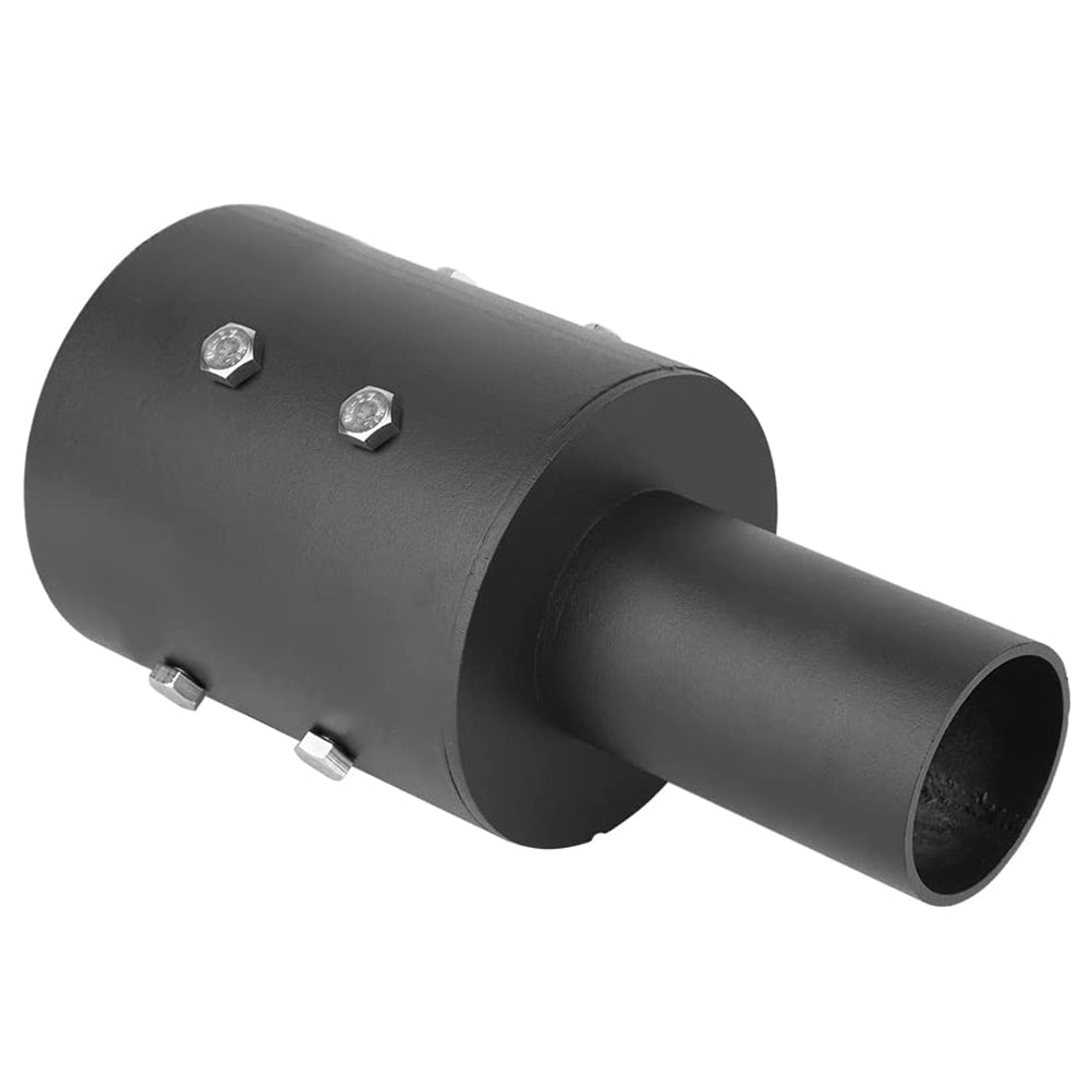 4 Inch Round Pole Bracket Tenon Adapter for Outdoor Shoebox Parking Lot Light, Street Light with 2-3/8in Slip Fitter, Mounting Bracket Accessories