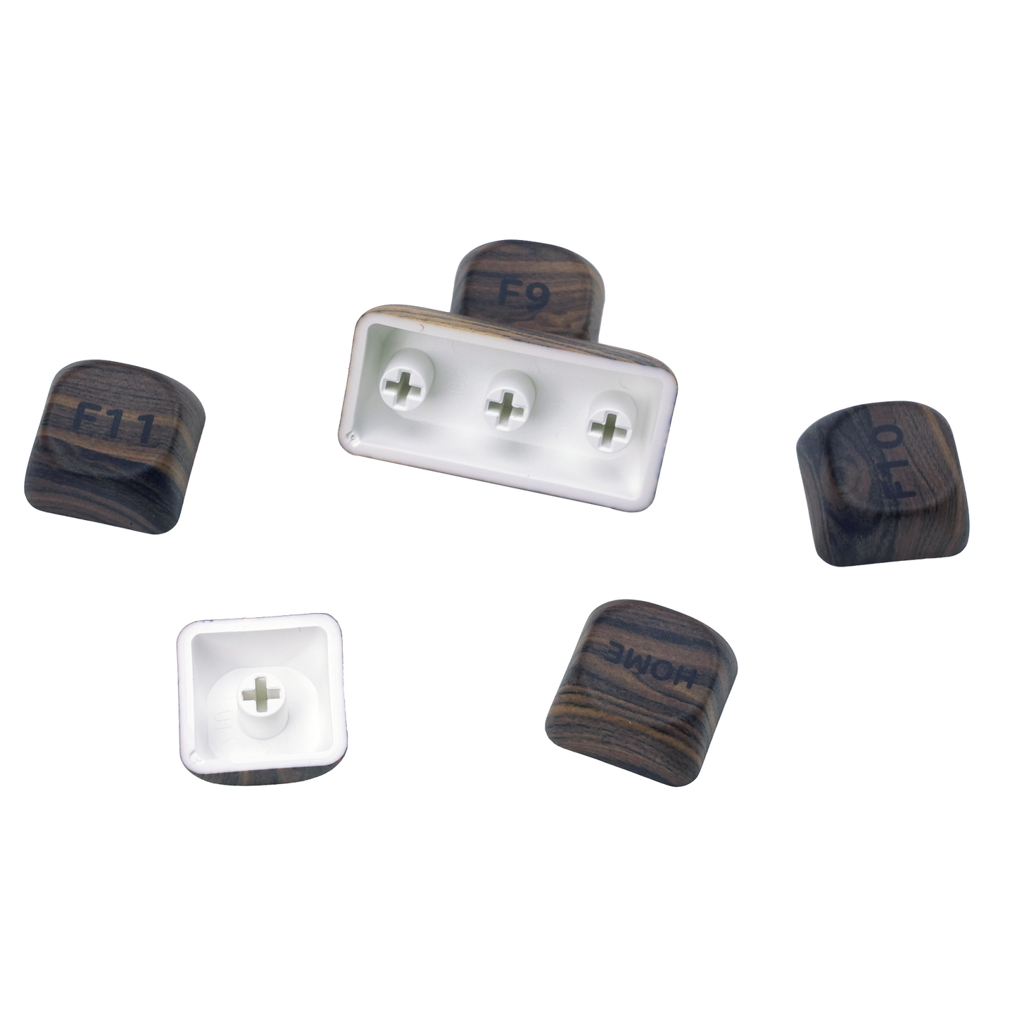 XVX Walnut Texturer  MOA  Profile Dye-Sub PBT Keycap Set 130-Key