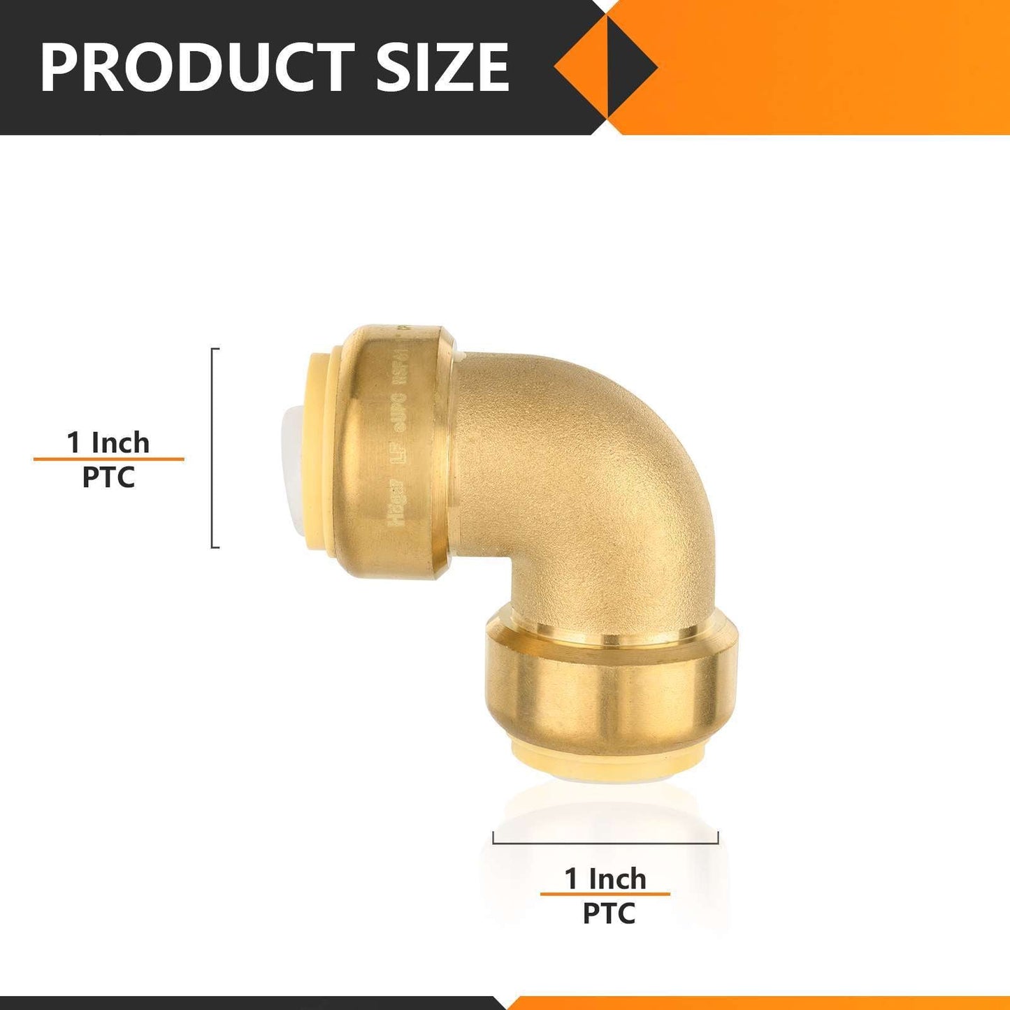 1" x 1" Push Fit Elbow