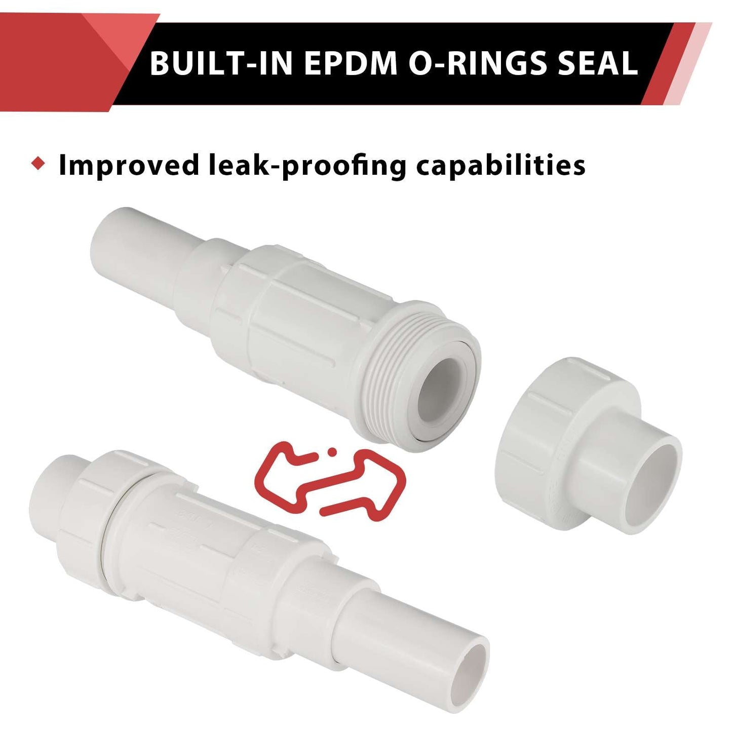 1-1/2" PVC Expansion Coupling