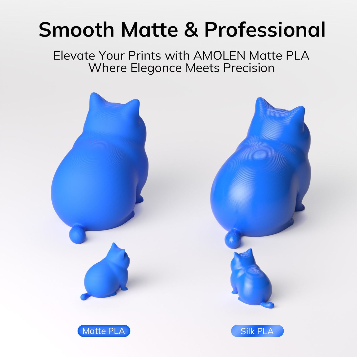 PLA Matte Basic 1.75mm, 1KG/2.2LB