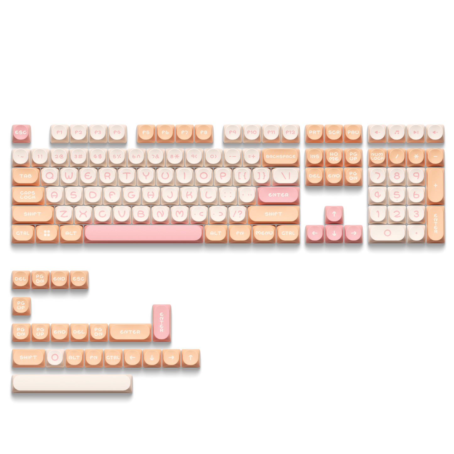 XVX MOOD MOA Profile Dye-Sub PBT Keycap Set 130-Key