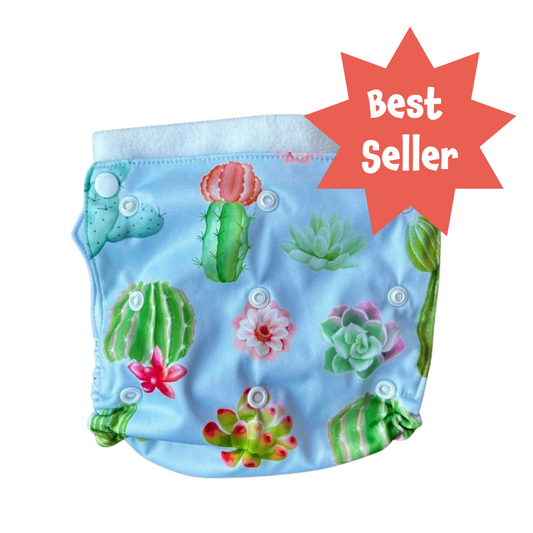 All-in-Two Diaper Cover and Belt (Printed PUL)