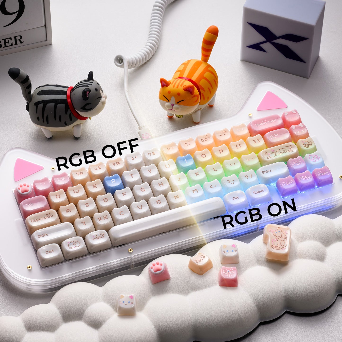 XVX House Cat MAO Profile Keycaps Set (149-key)