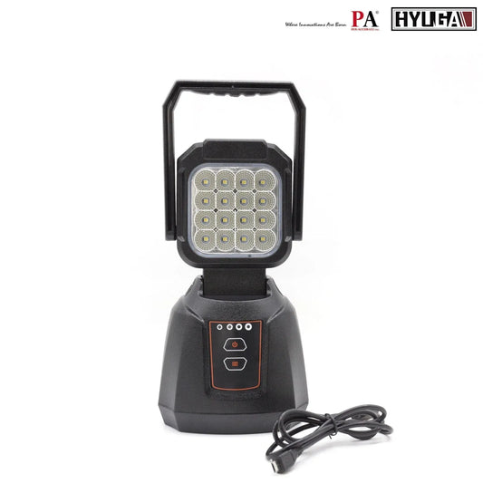 3.0 Super Bright Version LED Power Display Magnetic USB Rechargeable Portable Light Handheld Powerful Flashlight for Emergency, Outages, Home and More HYUGA PA LED