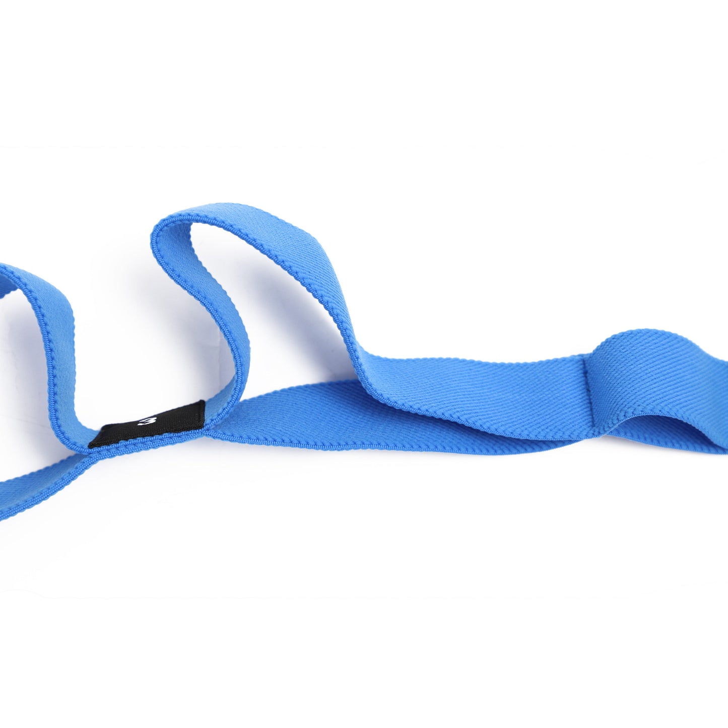 Maji Sports Elastic Yoga Straps With 10 Loops - Blue