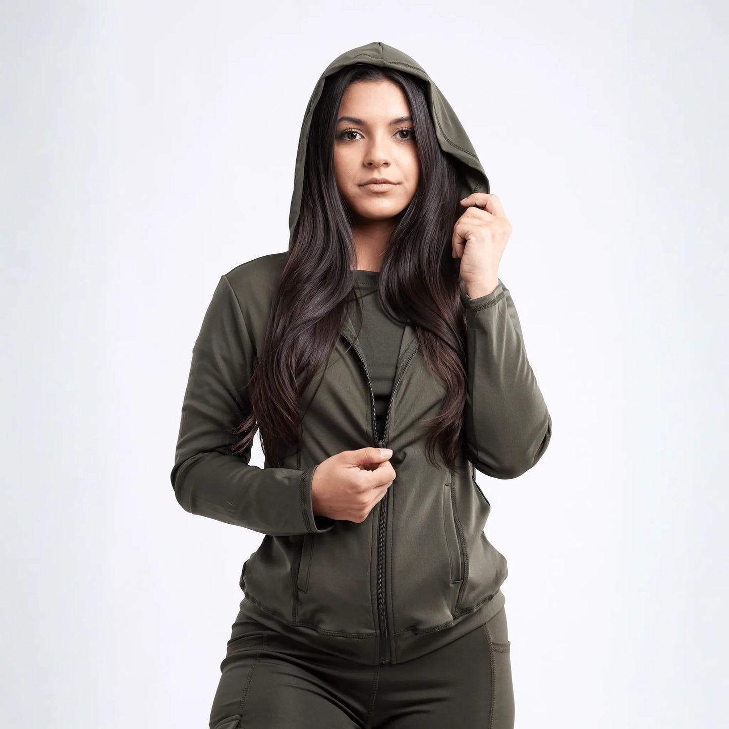 JupiterGear Athletic Fitted Zip-Up Hoodie Jacket with Pockets