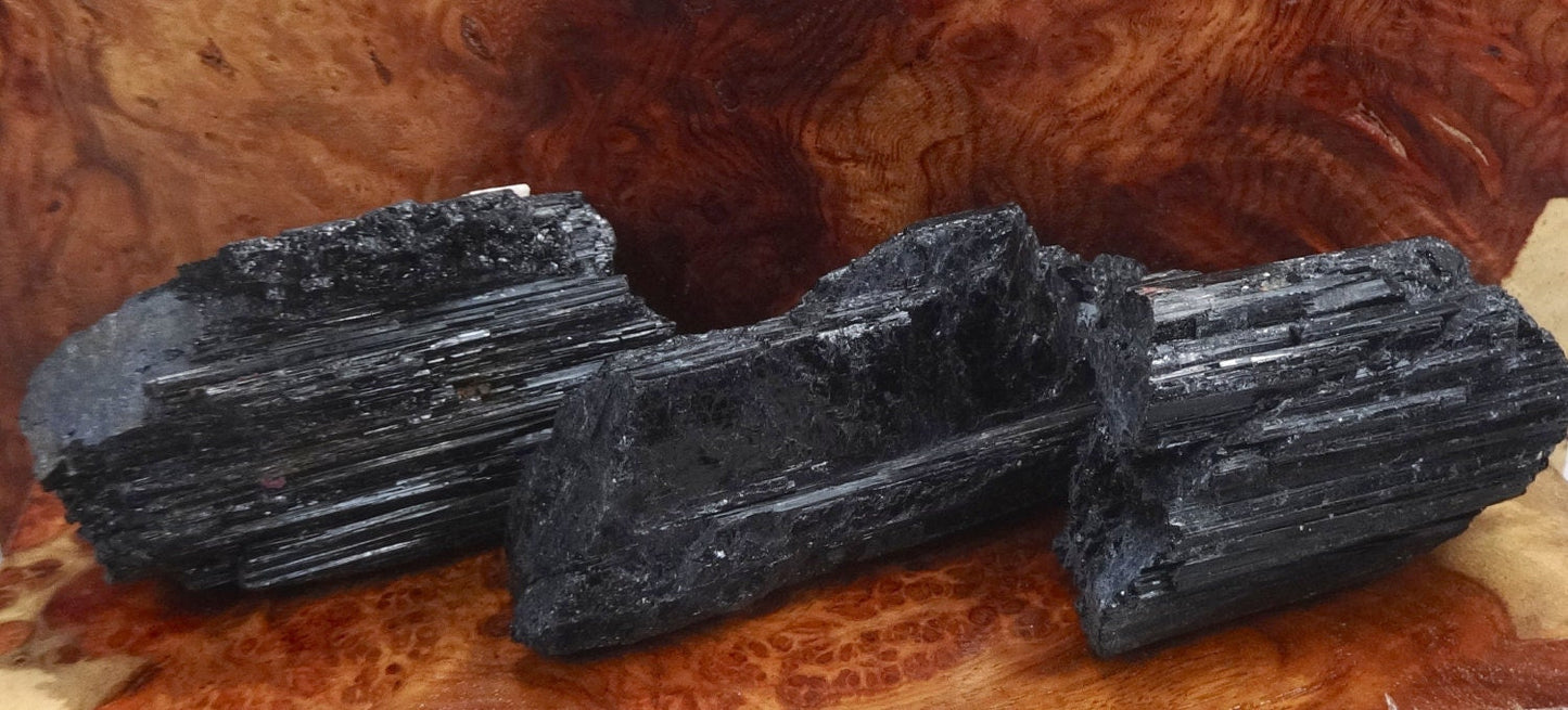 Large Black Tourmaline Crystals (1-3 Inches)(By The Piece Or Pound) Rough Raw Gemstone Home Decor