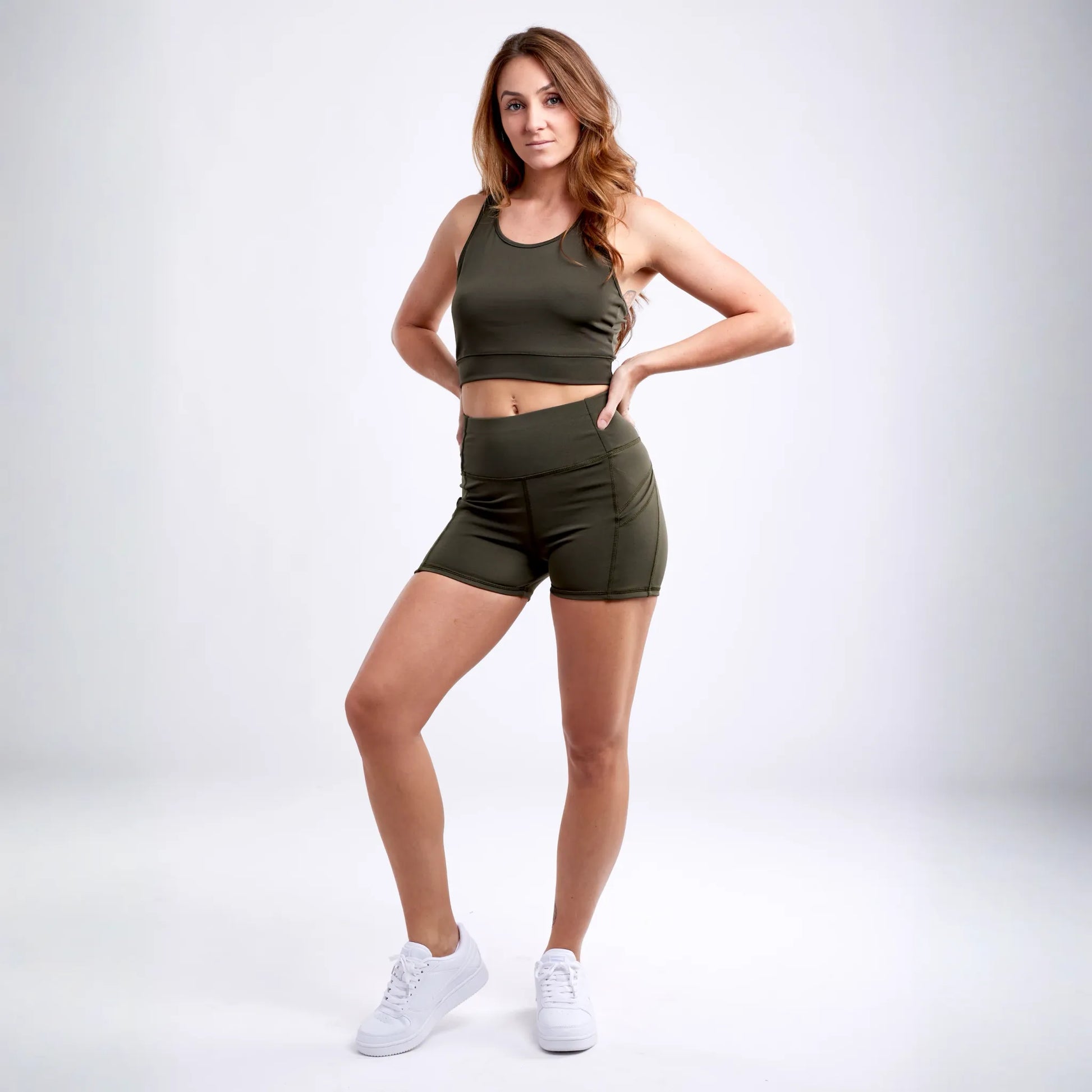 JupiterGear Racerback Lightweight Training Crop Tank Top