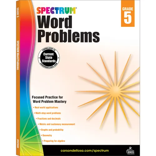 Word Problems, Grade 5: Volume 78