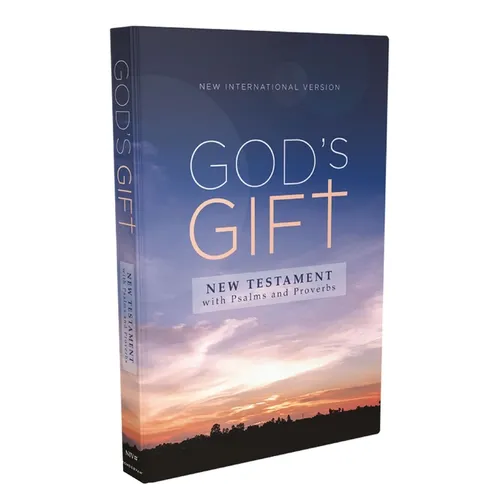 Niv, God's Gift New Testament with Psalms and Proverbs, Pocket-Sized, Paperback, Comfort Print