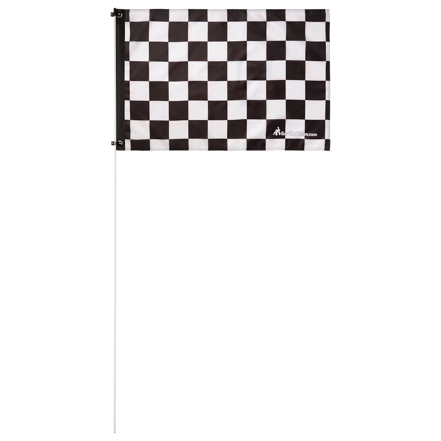 Black & White Checkered 2x3 Grommet Whip Flag