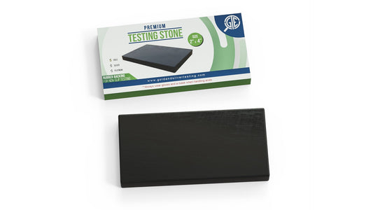 GTE 2''x4'' Medium Black Premium Scratch Touchstone for Acid Gold Silver Platinum Jewelry Testing