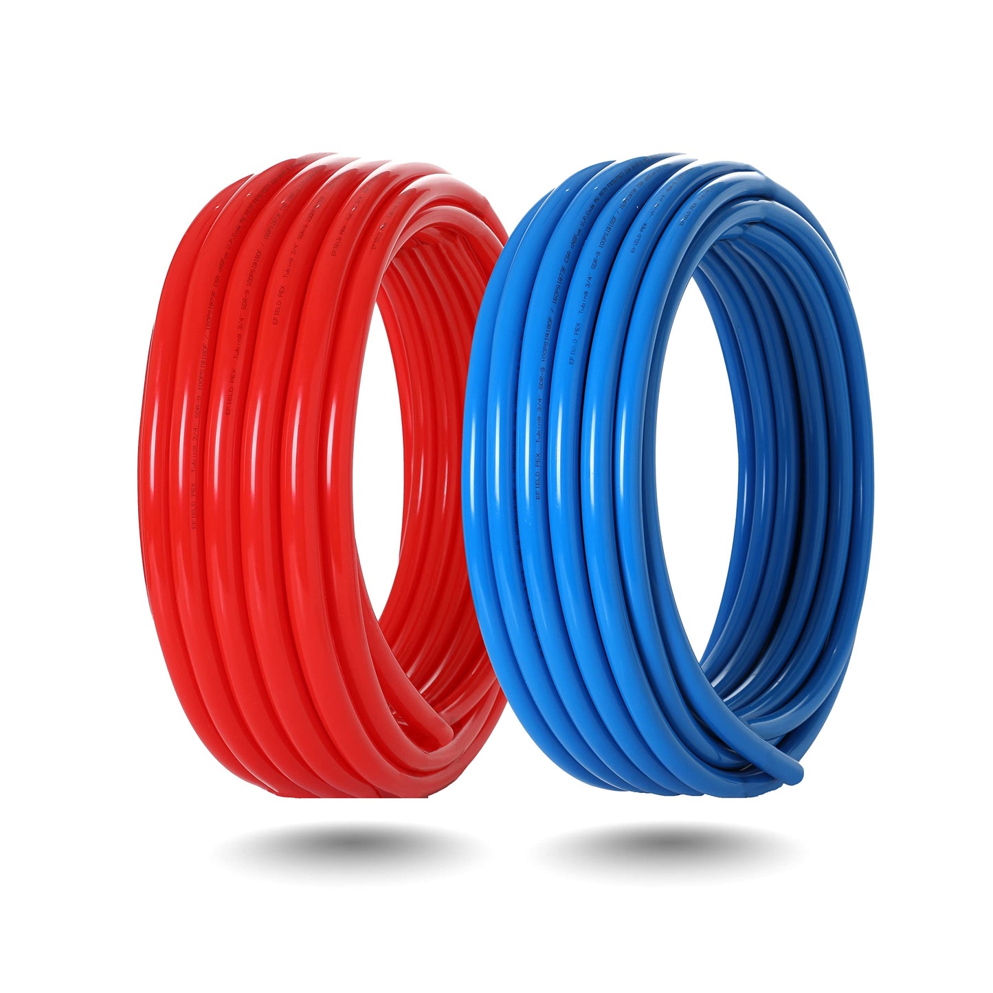 1/2" 100ft, 50ft x 2, PEX-B Pipe, Red & Blue & Cutter