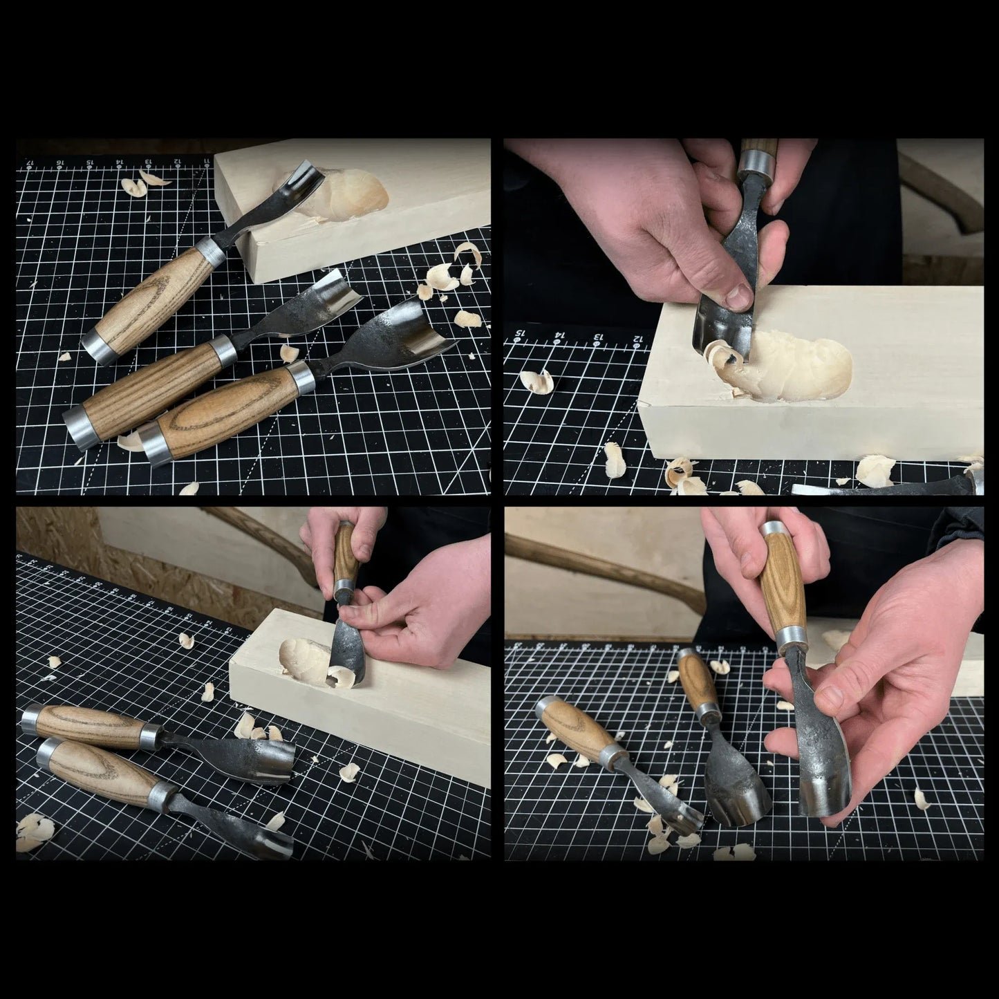 3-Piece Bent Gouge Set
