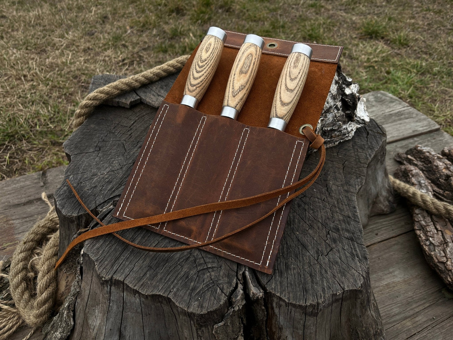 3-Piece Wood Carving Chisel Set