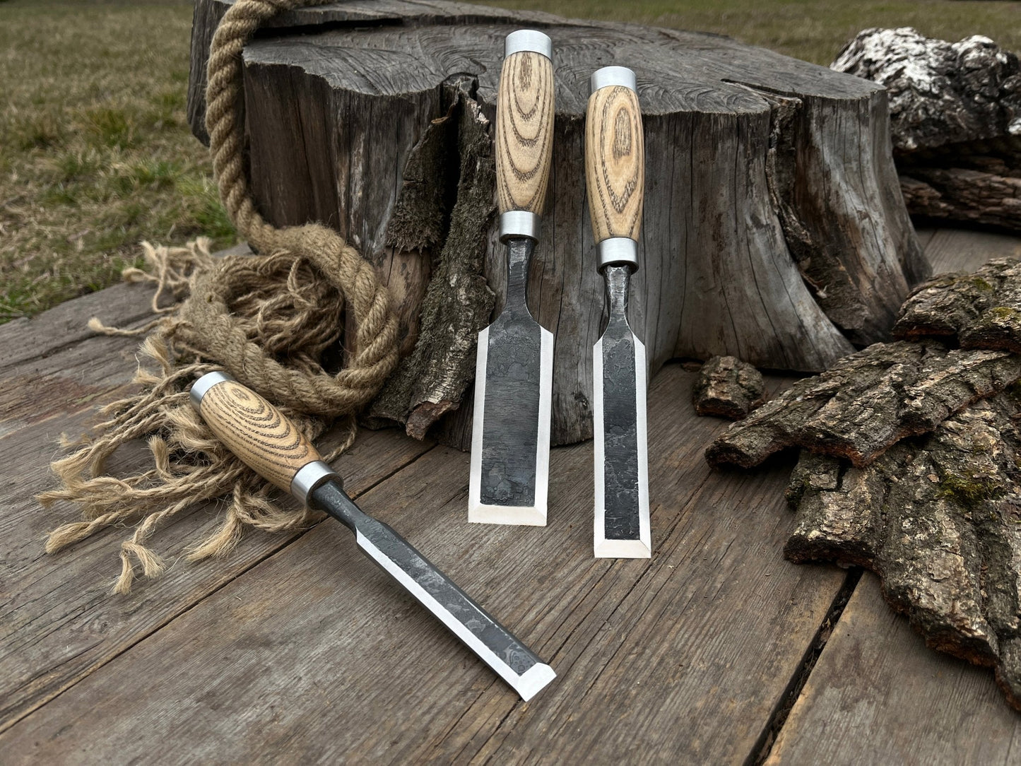 3-Piece Wood Carving Chisel Set