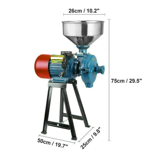 3000W Commercial Electric Corn Wheat Grain Mill Grinder (SAK91135)