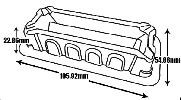 10mL Polystyrene Reagent Reservoir (1 Case)