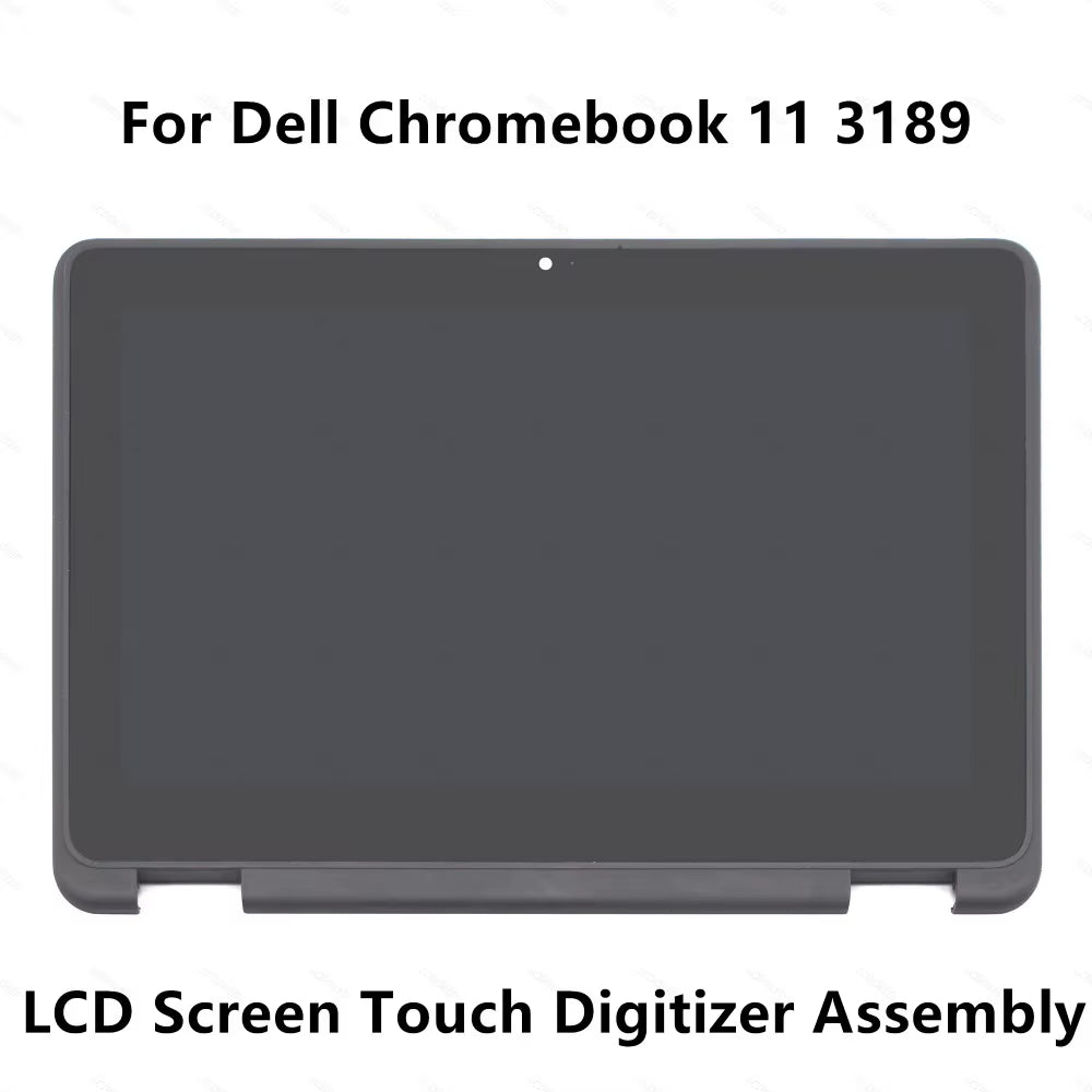 Full LCD Display Screen Touch Digitizer Assembly + Bezel for Dell Chromebook 11 3189