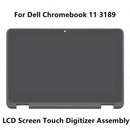 Full LCD Display Screen Touch Digitizer Assembly + Bezel for Dell Chromebook 11 3189