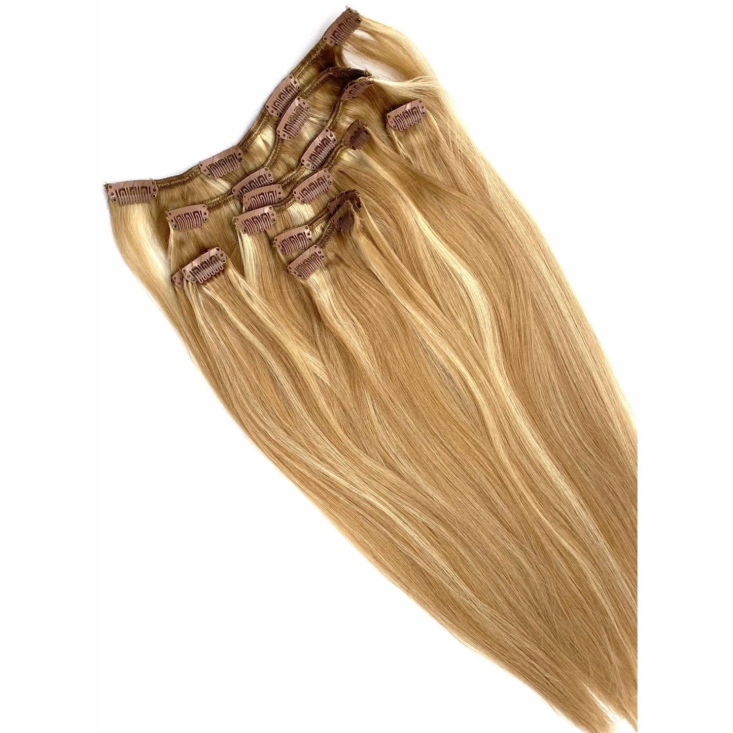 VIP Clip Extensions/ Silky Straight - 18" - ClipeX system
