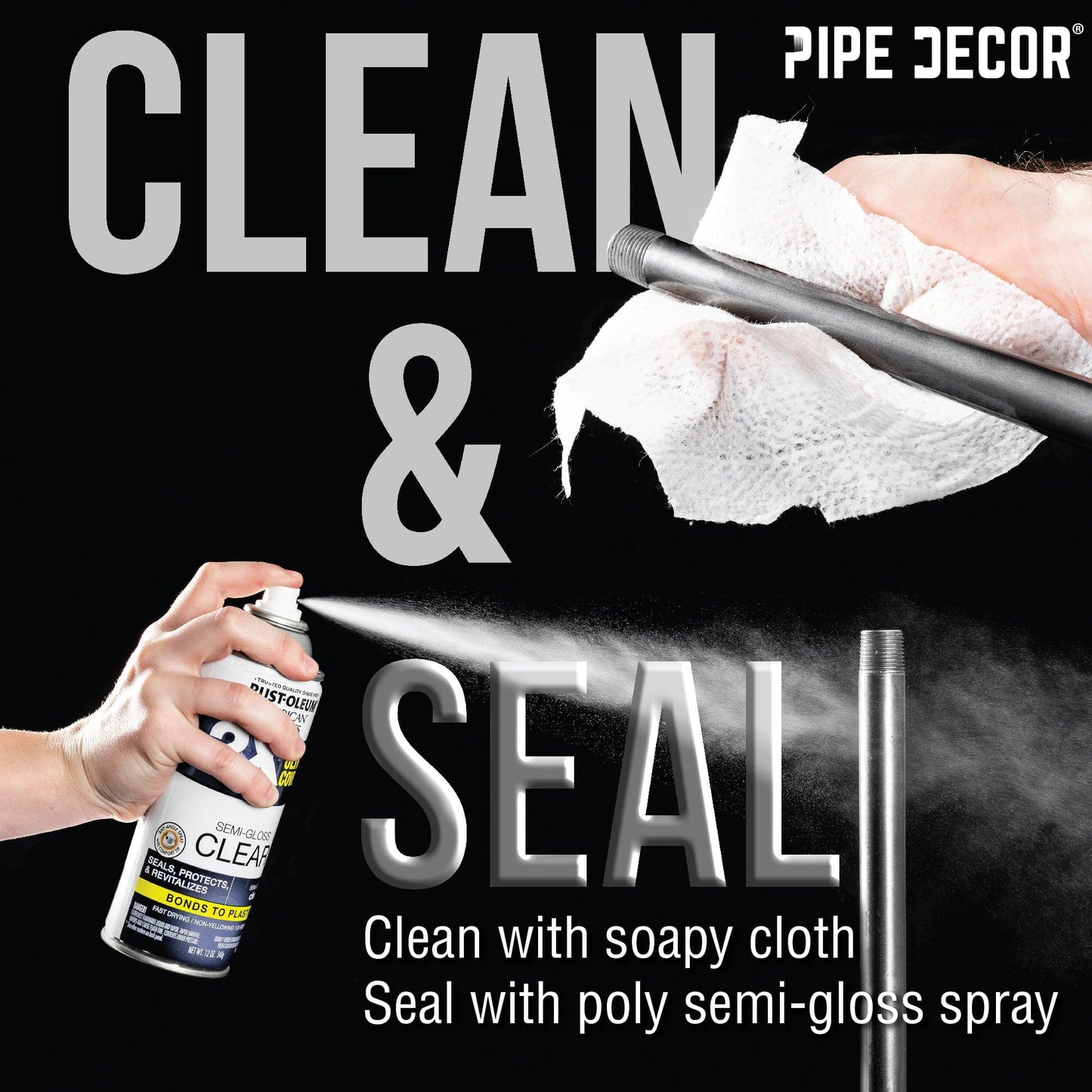 1/2 in. Black 6-Way Fitting