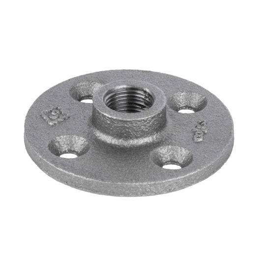 3/8 in. Black Floor Flange