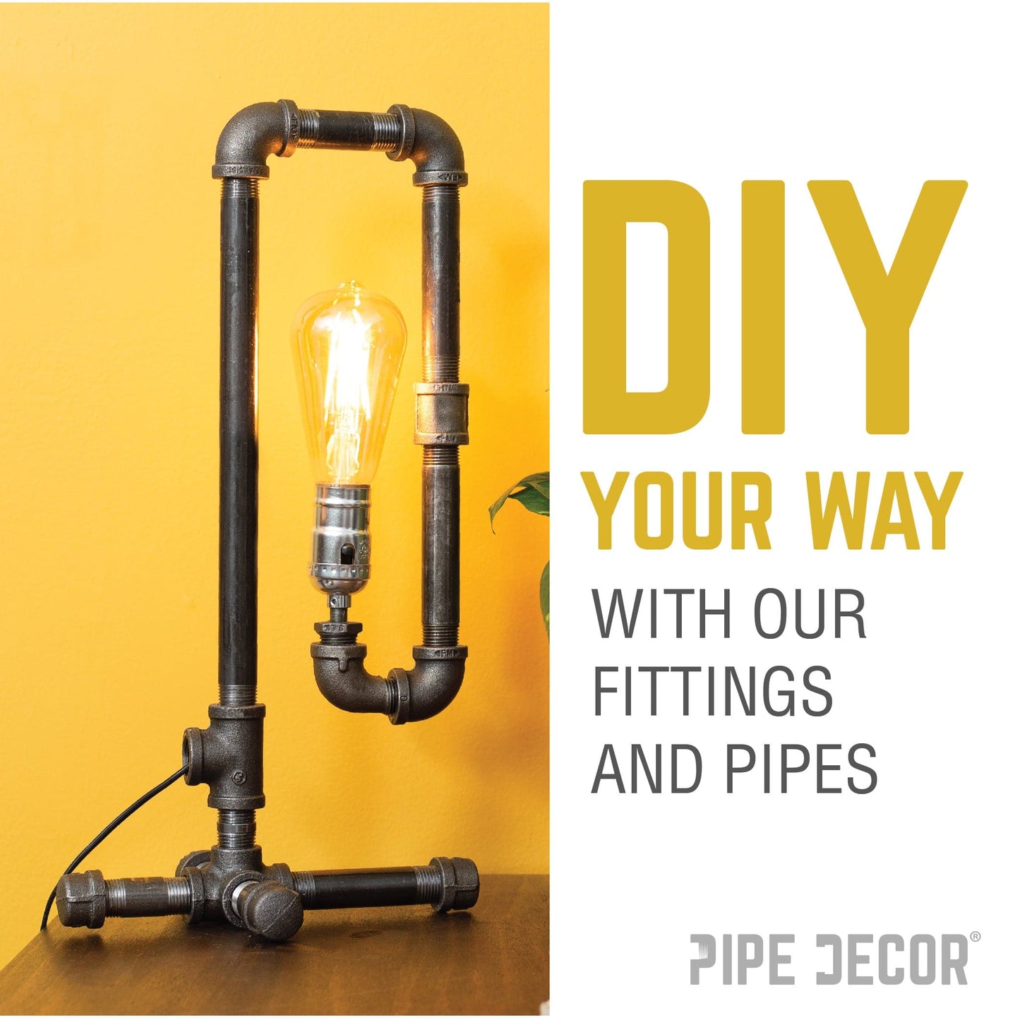 1 in. x 1 in. x 1/2 in. Black Reducing Tee