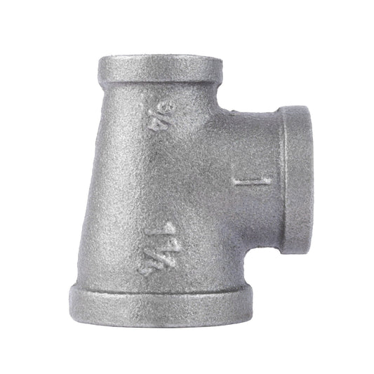 1 1/4 in. x 3/4 in. x 1 in. Black Reducing Tee